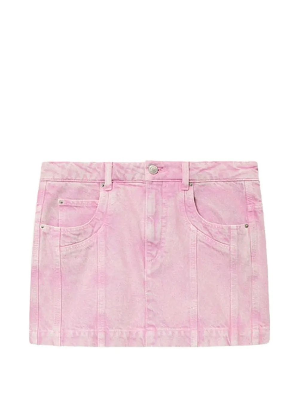 ISABEL MARANT Minigonna Juanda con lavaggio acido - Rosa
