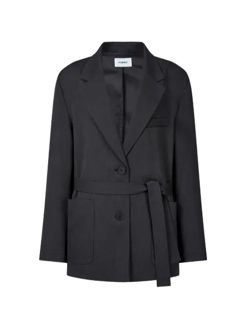 TOMBOY chaqueta con cinturón y botones