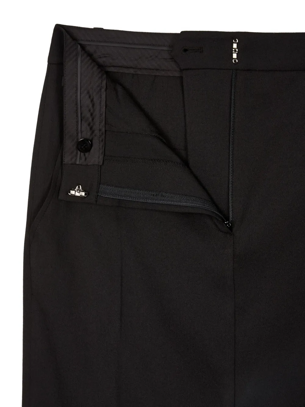 TOMBOY Rok met split aan de voorkant Zwart
