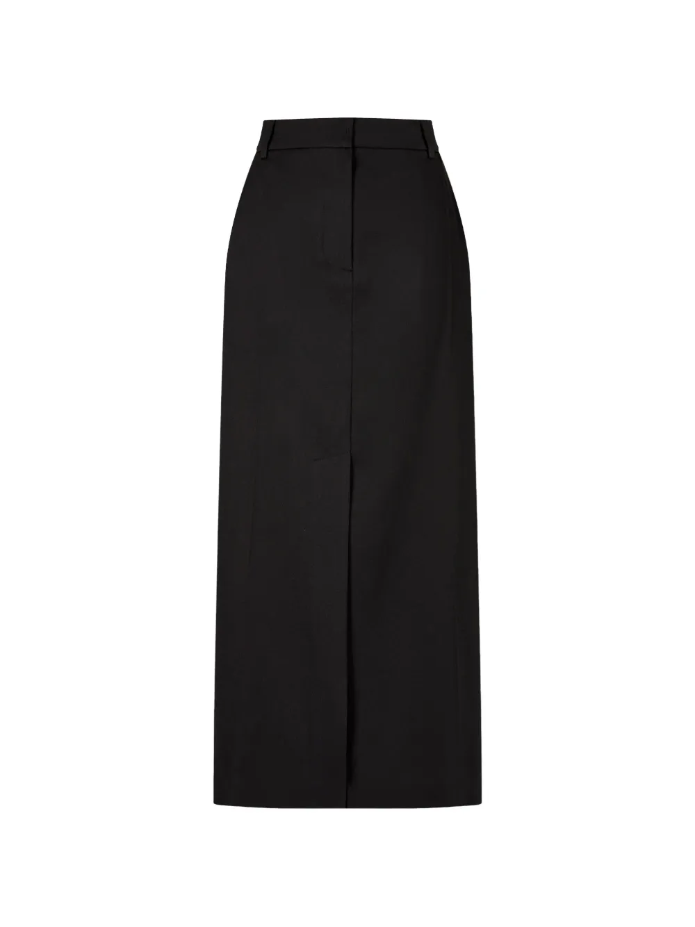 TOMBOY front-slit belt-loops skirt - Nero