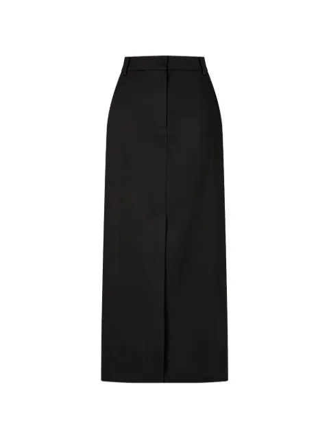 TOMBOY front-slit belt-loops skirt