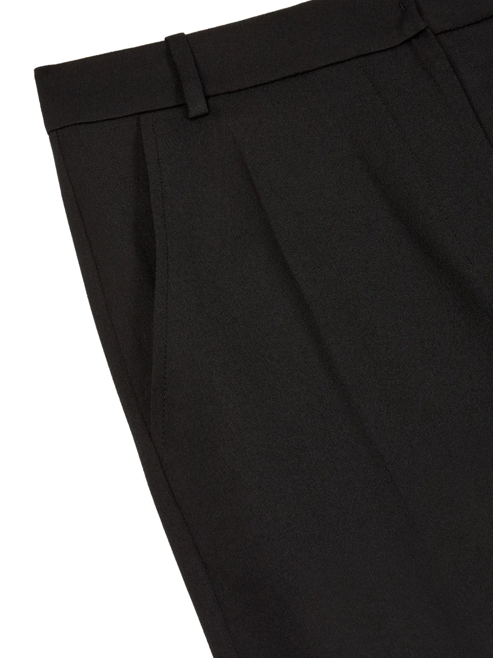 TOMBOY Rok met split aan de voorkant Zwart