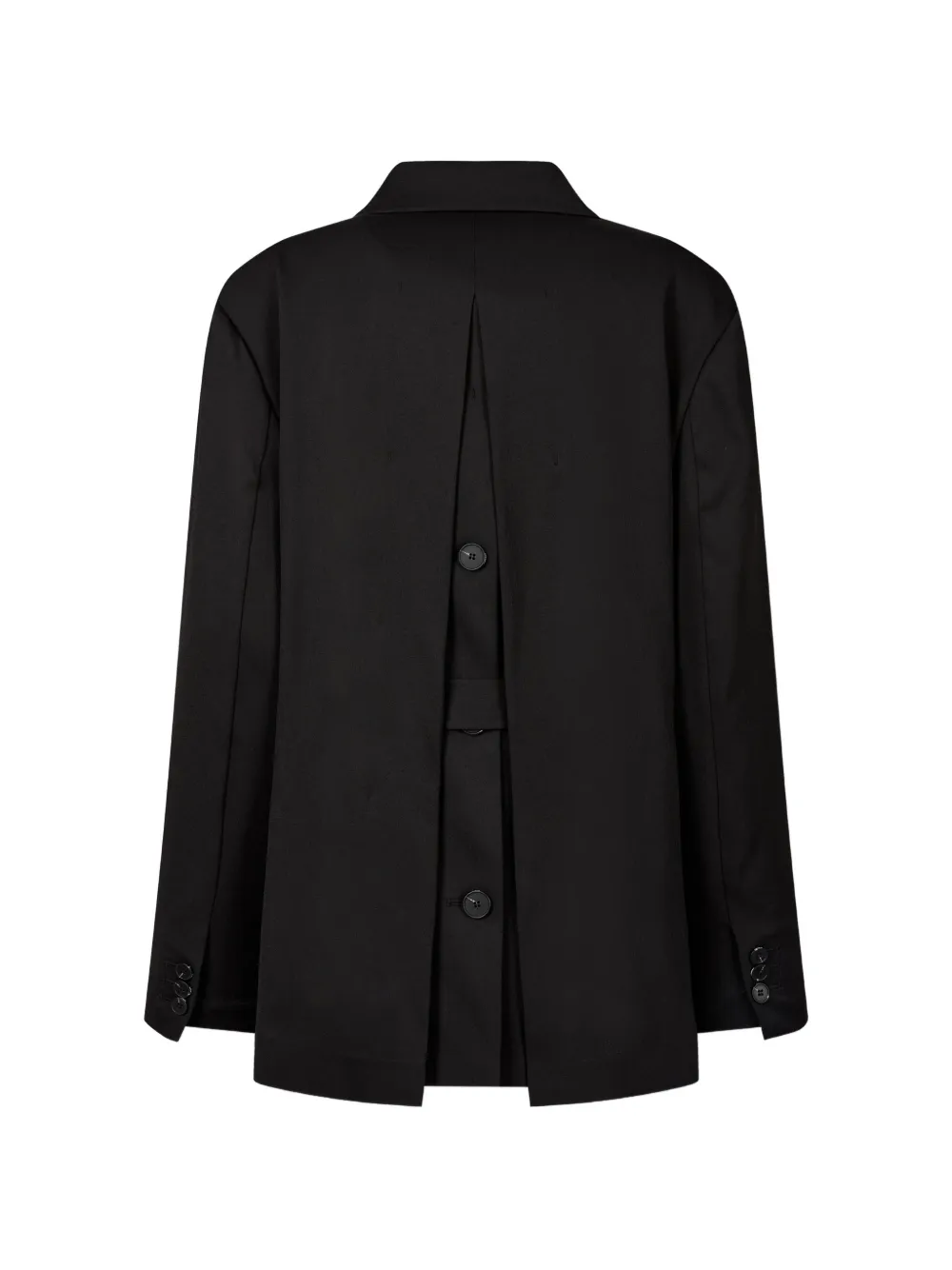 TOMBOY Jack met ceintuur en knopen Zwart