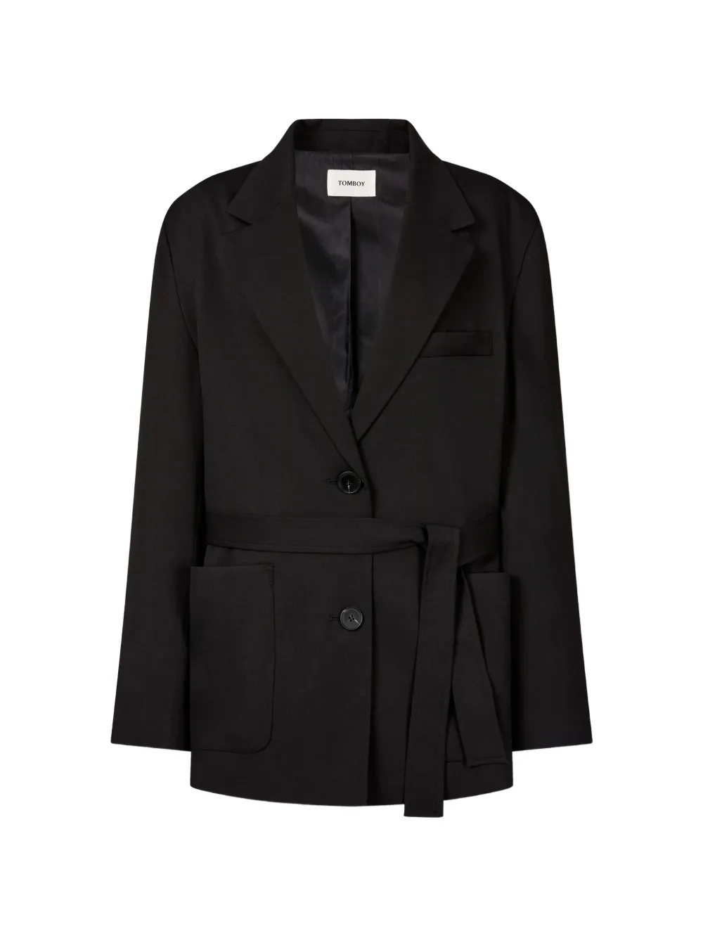 TOMBOY belted button-back jacket - Schwarz