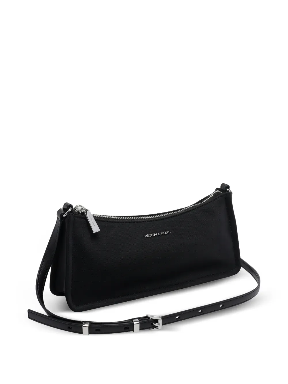 Michael Kors Kleine Zadie crossbodytas met logo-bedel Zwart