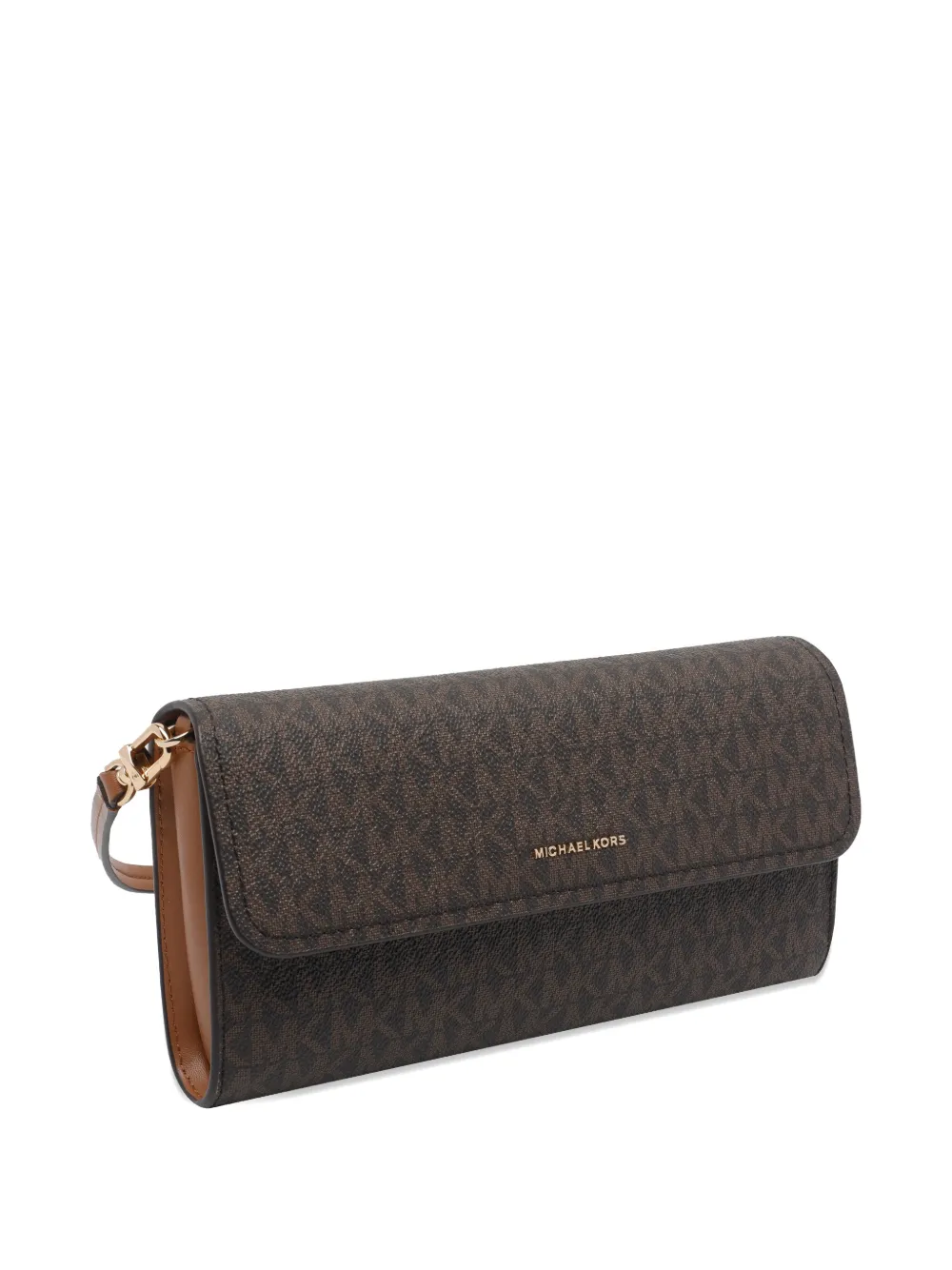Michael Kors Kleine Jet Set crossbodytas met logo-print Bruin