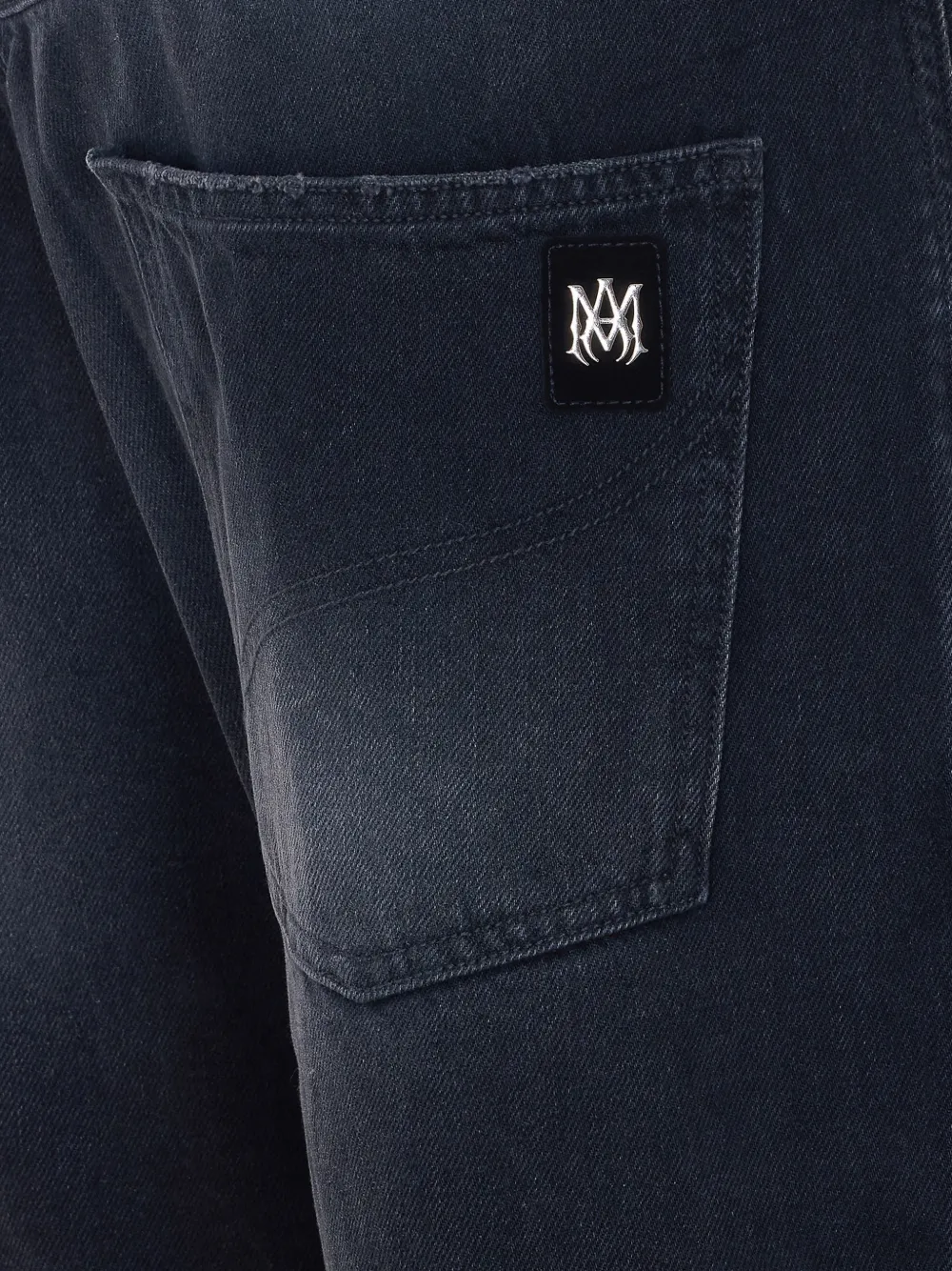 AMIRI Jeans met logopatch Grijs