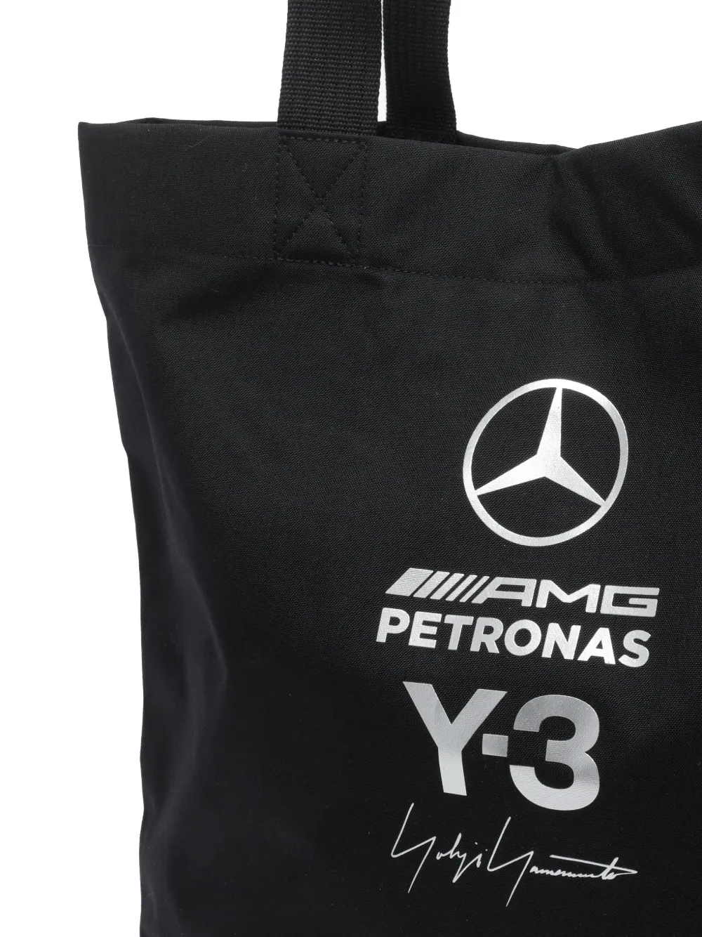 Y-3 x Mercedes AMG Petronas Formula 1 Team Tote Bag | Black