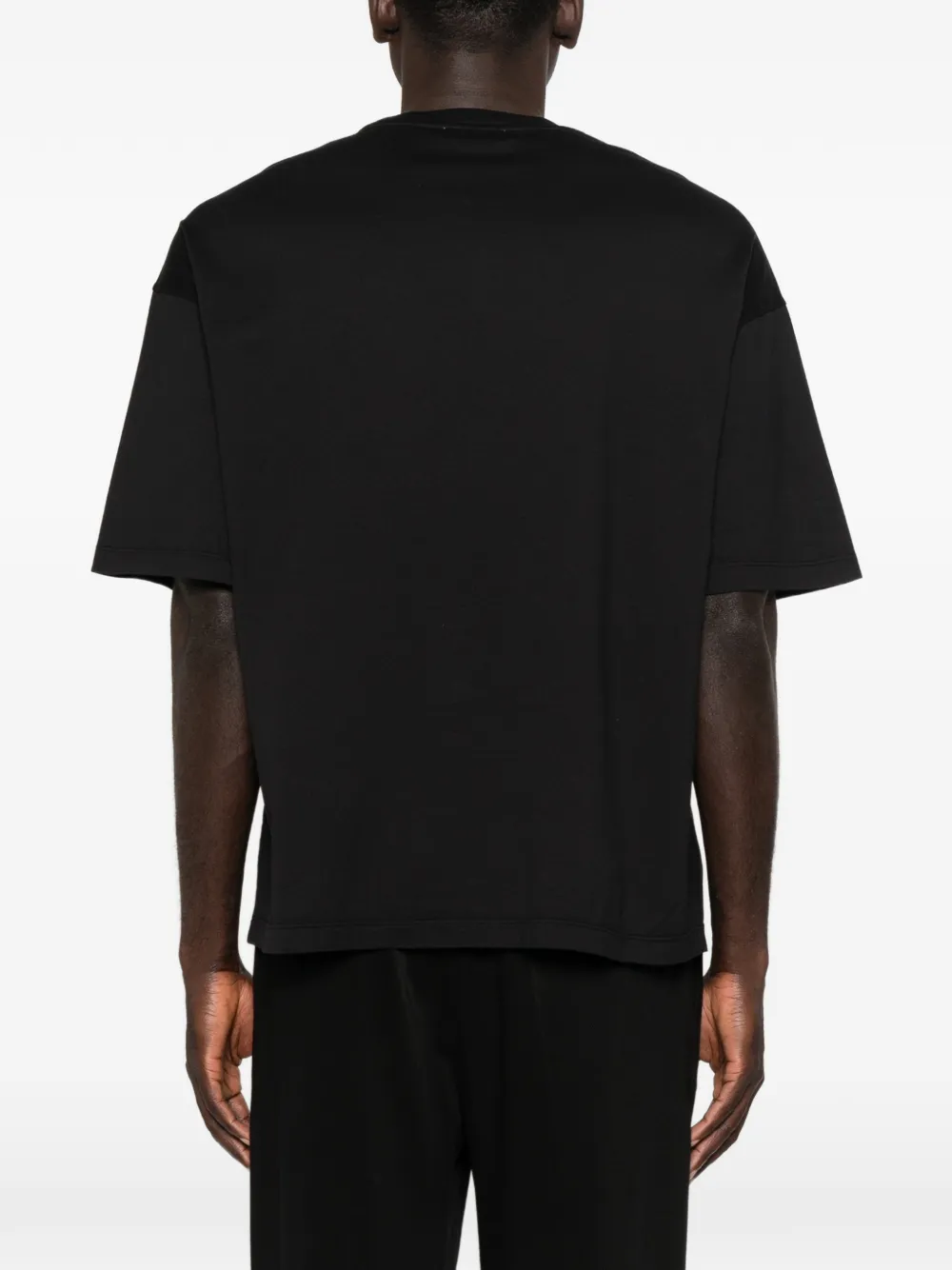 Roberto Collina T-shirt met ronde hals Zwart