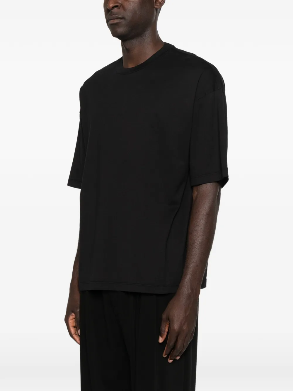 Roberto Collina T-shirt met ronde hals Zwart