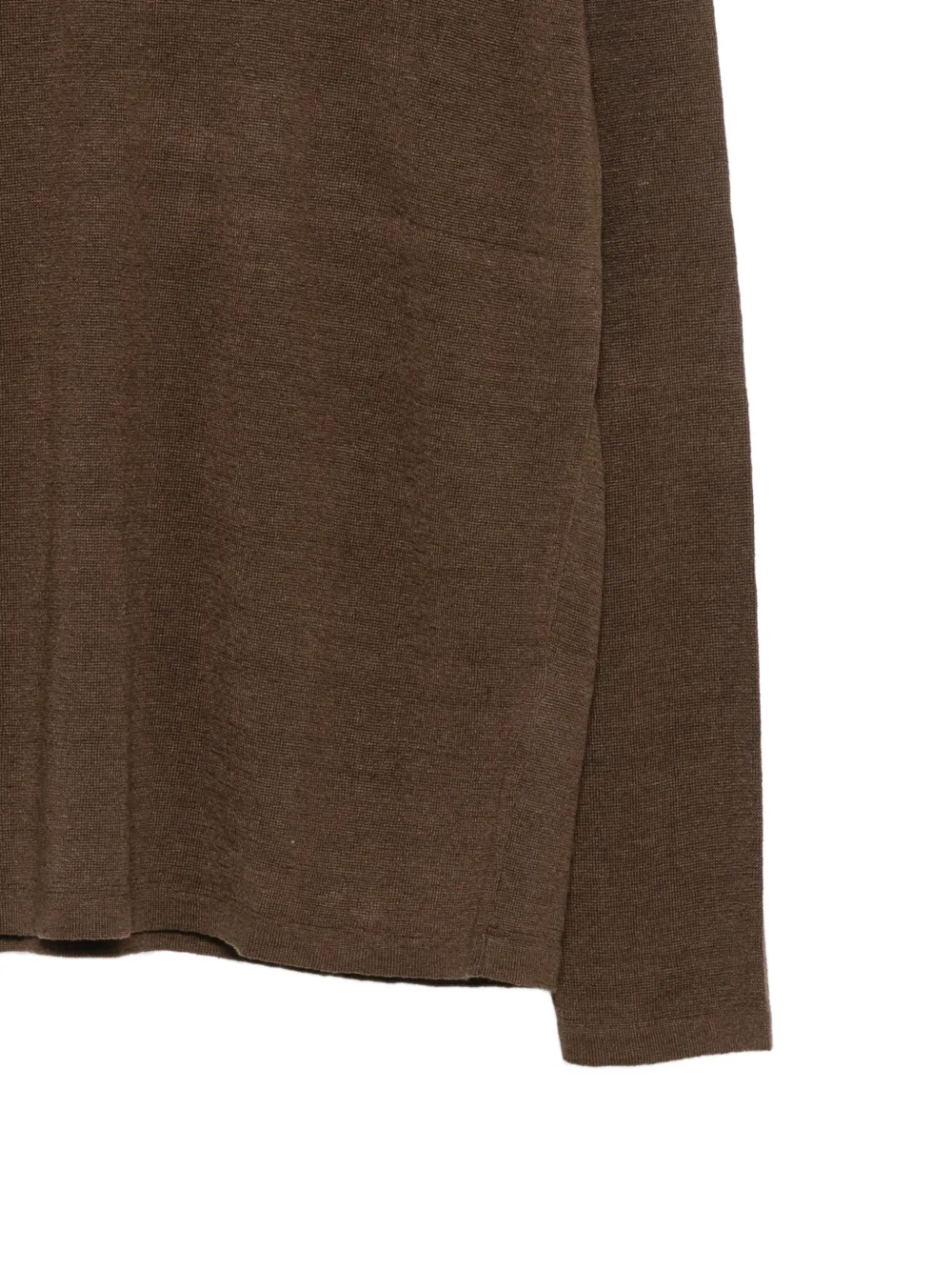  Roberto Collina Pull En Maille Fine - Marron 