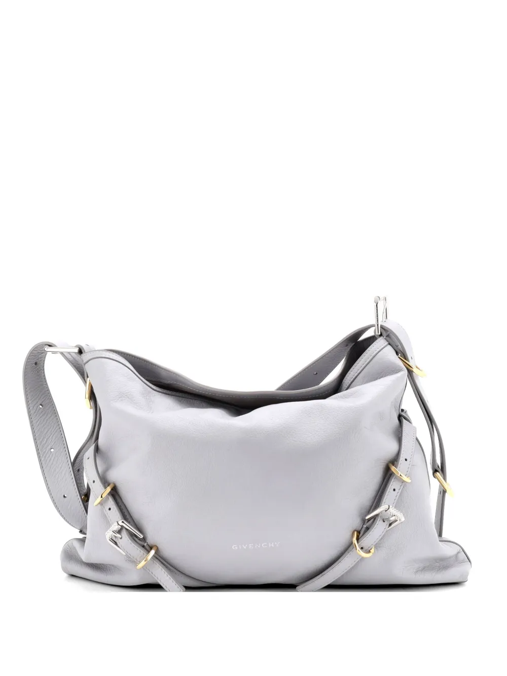 Givenchy Pre-Owned Voyou Leather Medium hobo bag - Grigio