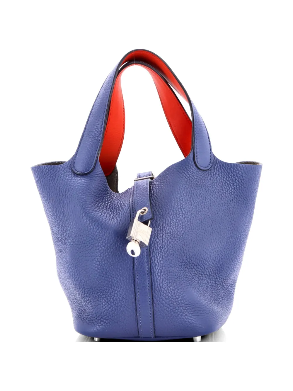 Hermès Pre-Owned Eclat Picotin Lock Bag Clemence PM tote bag - Blau