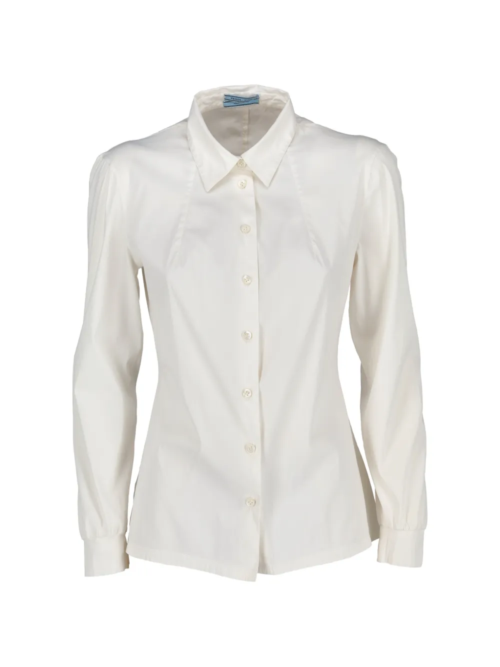 Prada Pre-Owned long-sleeve button-up shirt - Bianco