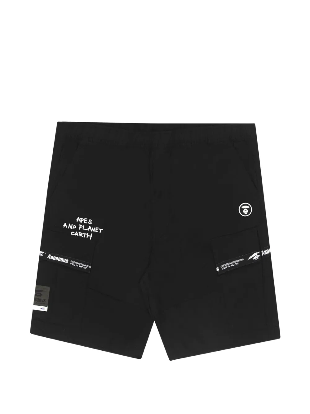 AAPE BY *A BATHING APE® Moonface cargo shorts - Black