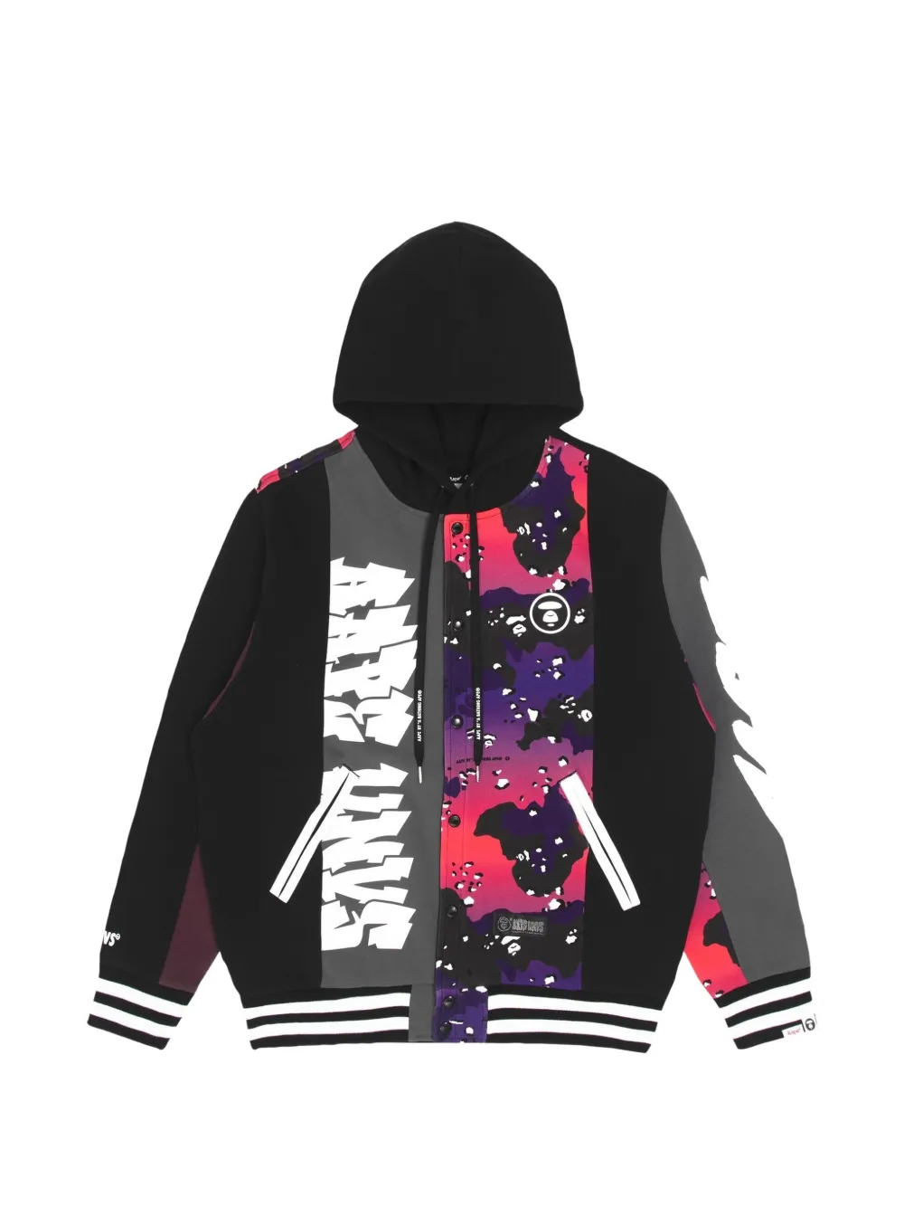 AAPE BY *A BATHING APE® Moonface camo-print hoodie