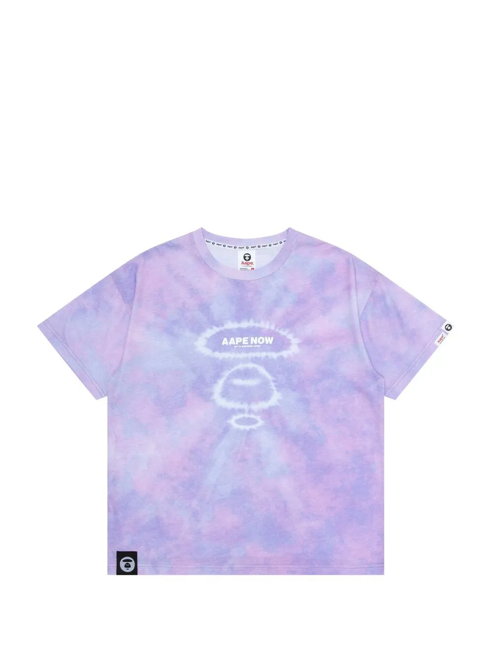 AAPE BY *A BATHING APE® Moonface tie-dye T-shirt
