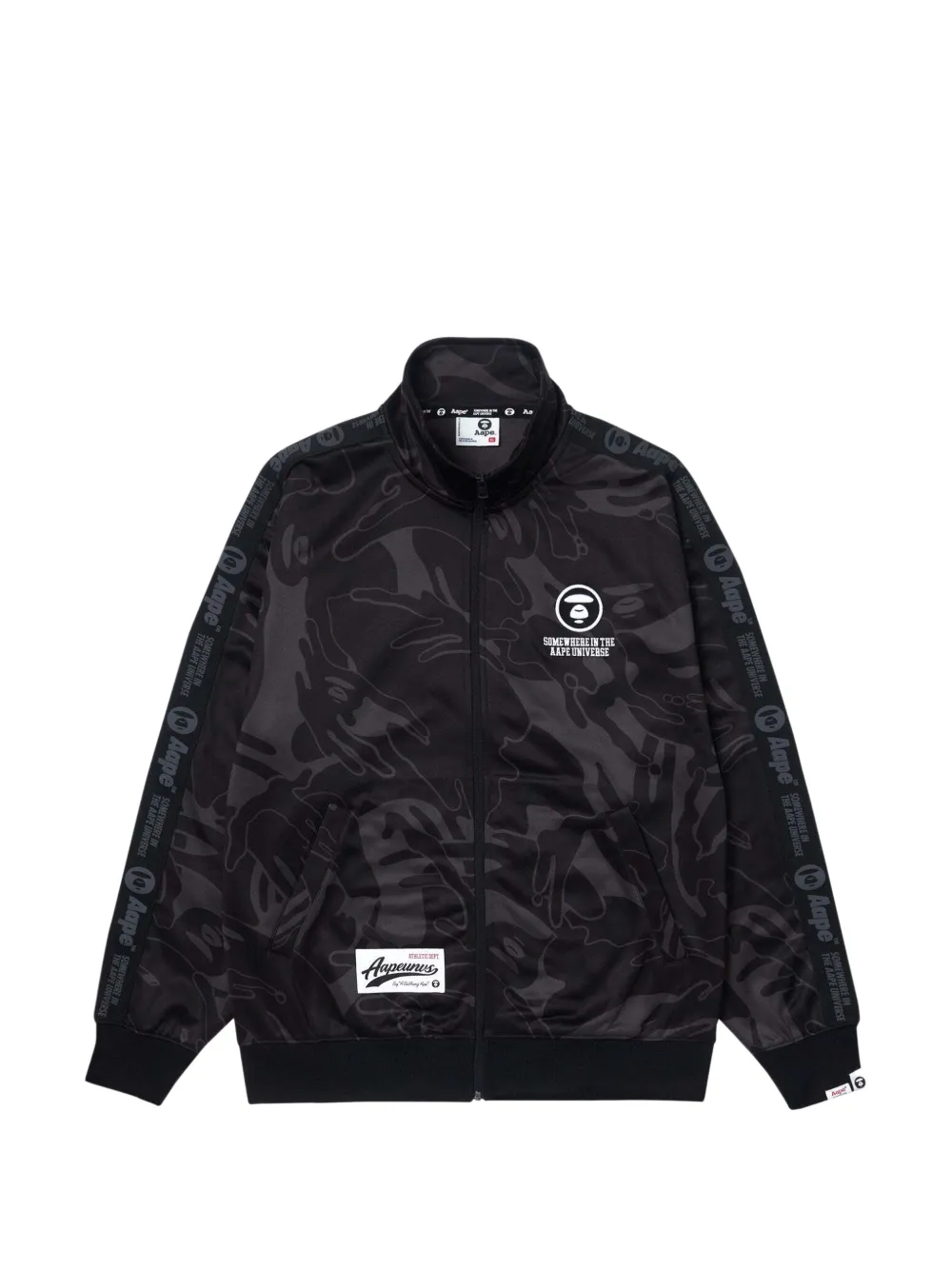 AAPE BY *A BATHING APE® Moonface embroidered track jacket