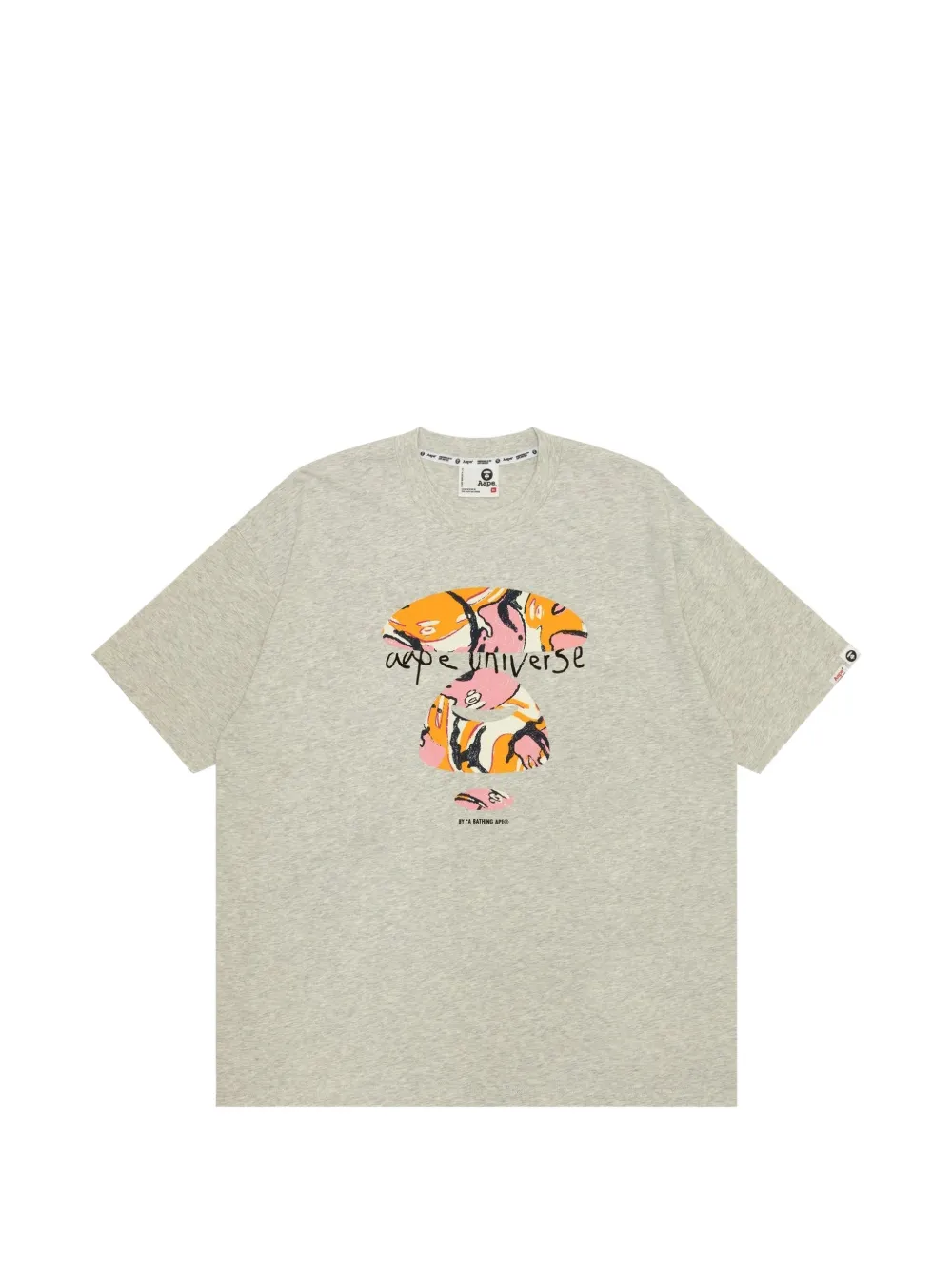 AAPE BY *A BATHING APE® moonface-print T-shirt