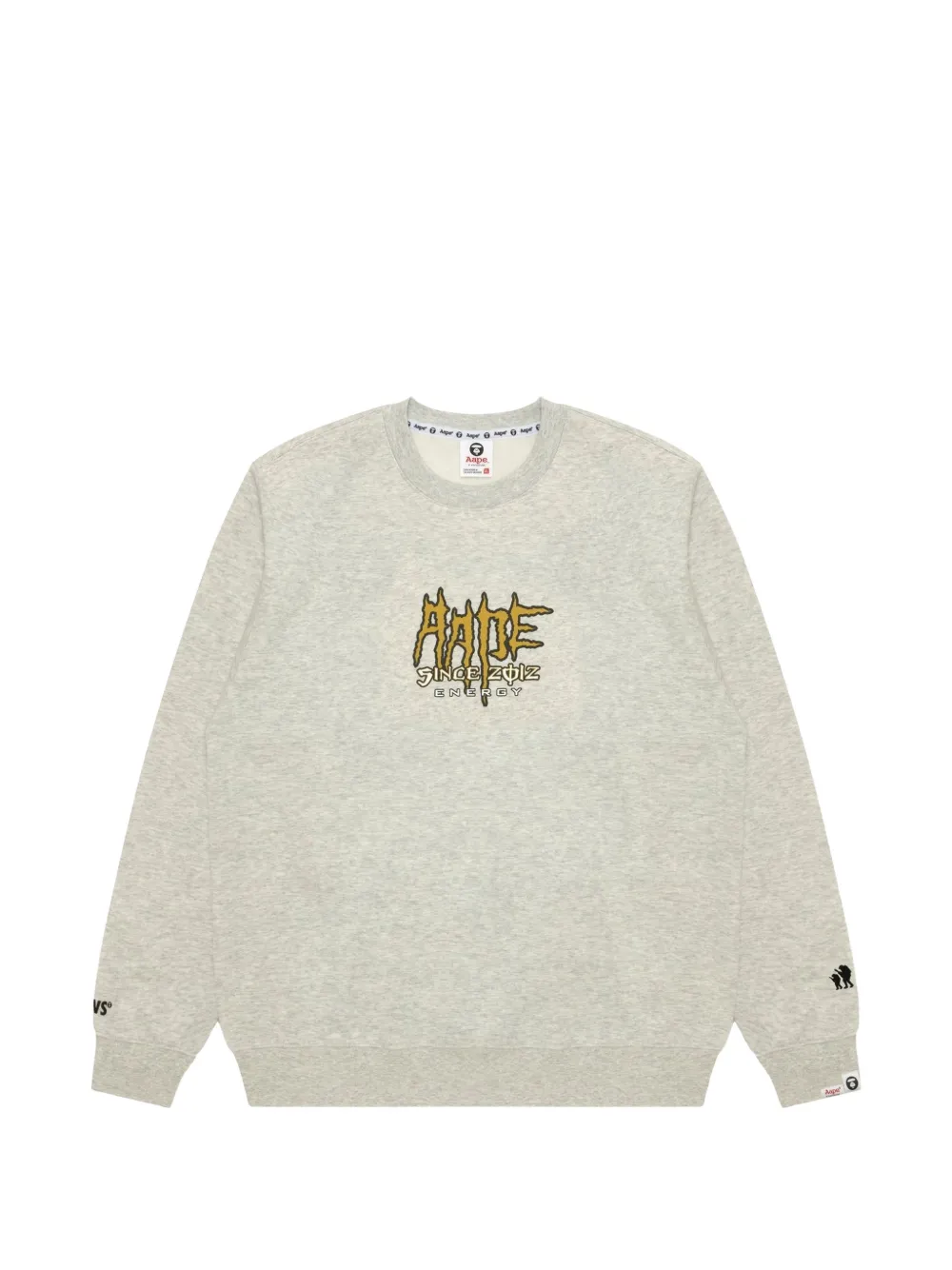 AAPE BY *A BATHING APE® logo-print crew-neck sweatshirt
