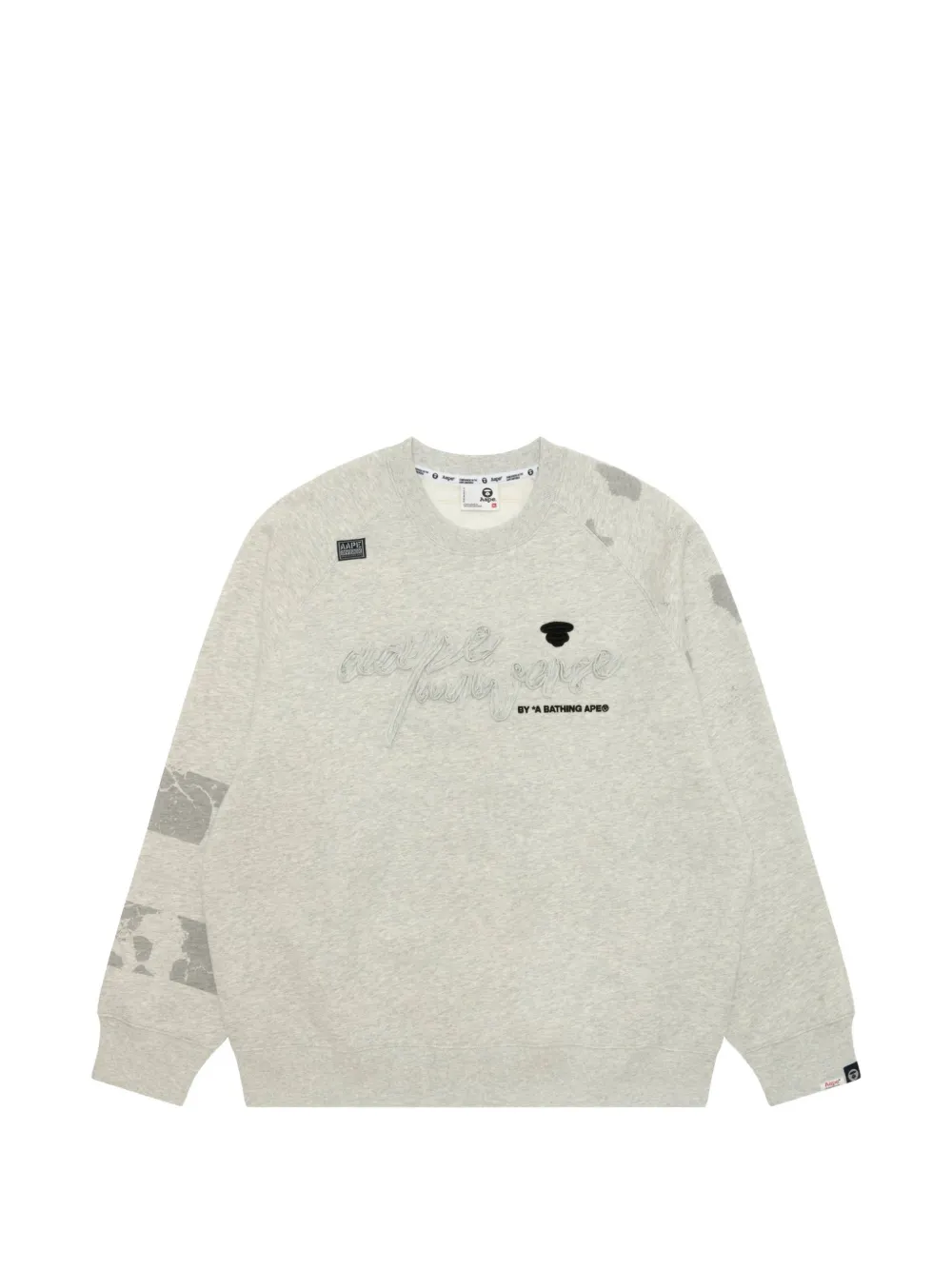 AAPE BY *A BATHING APE® AAPEUNVS embroidered-details cotton sweatshirt
