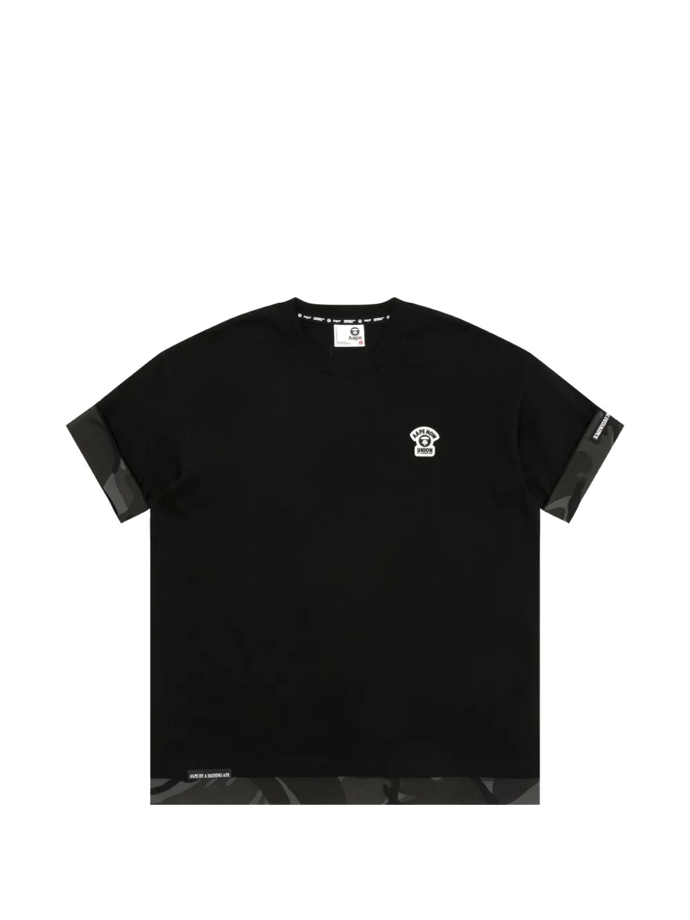 AAPE BY *A BATHING APE® Moonface logo-embroidered T-shirt · XXL