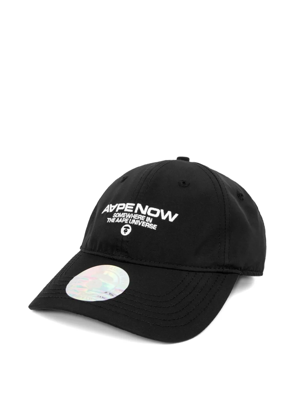 AAPE BY *A BATHING APE® Moonface logo-embroidered cap · One Size