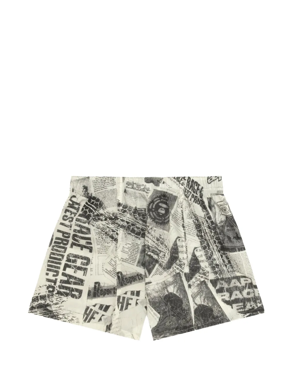 AAPE BY *A BATHING APE® newspaper-print boxers
