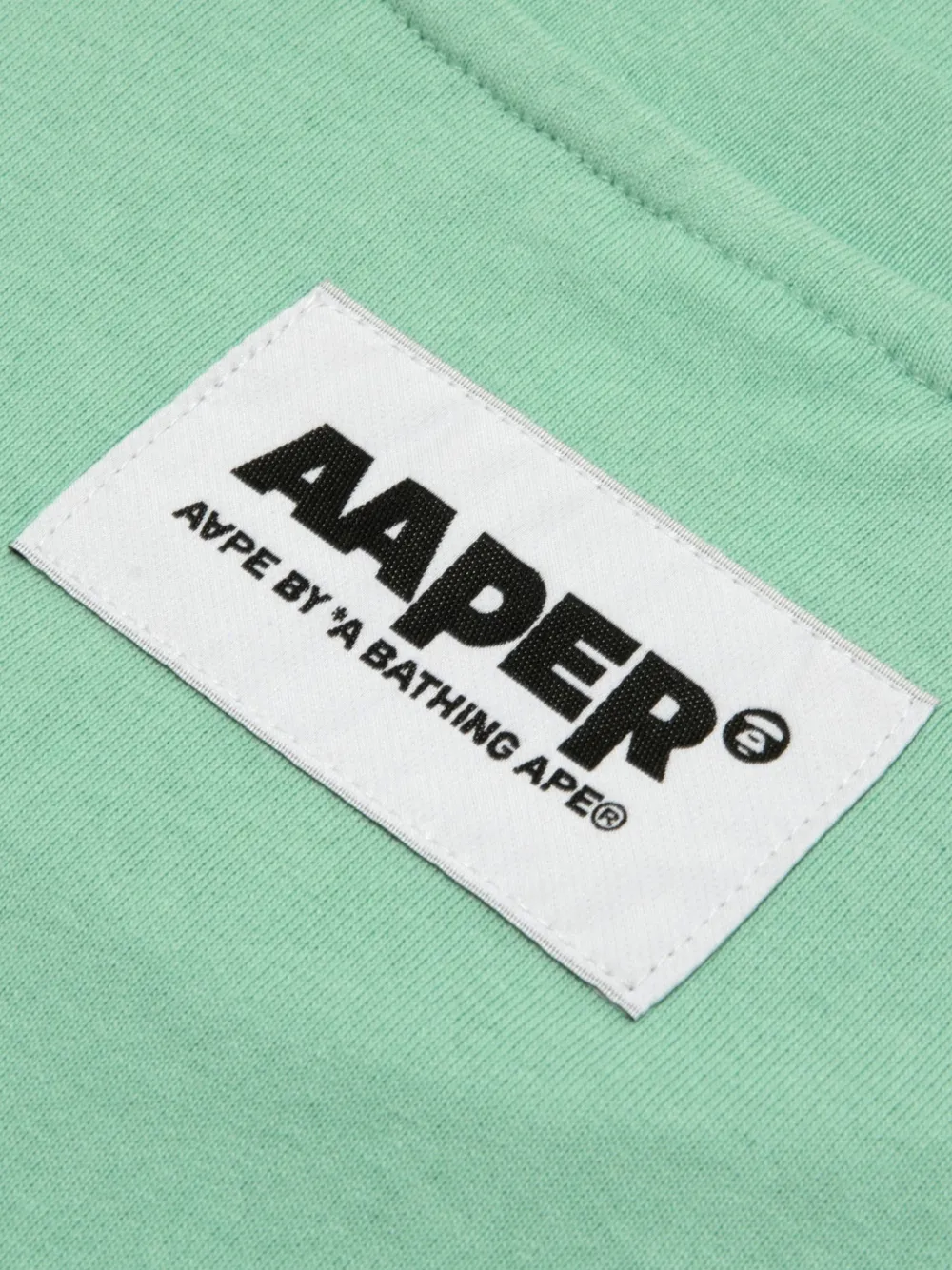 AAPE BY *A BATHING APE Aaper T-shirt met grafische print Groen