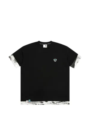 AAPE BY *A BATHING APE® Logo Graphic T-shirt | Black | FARFETCH