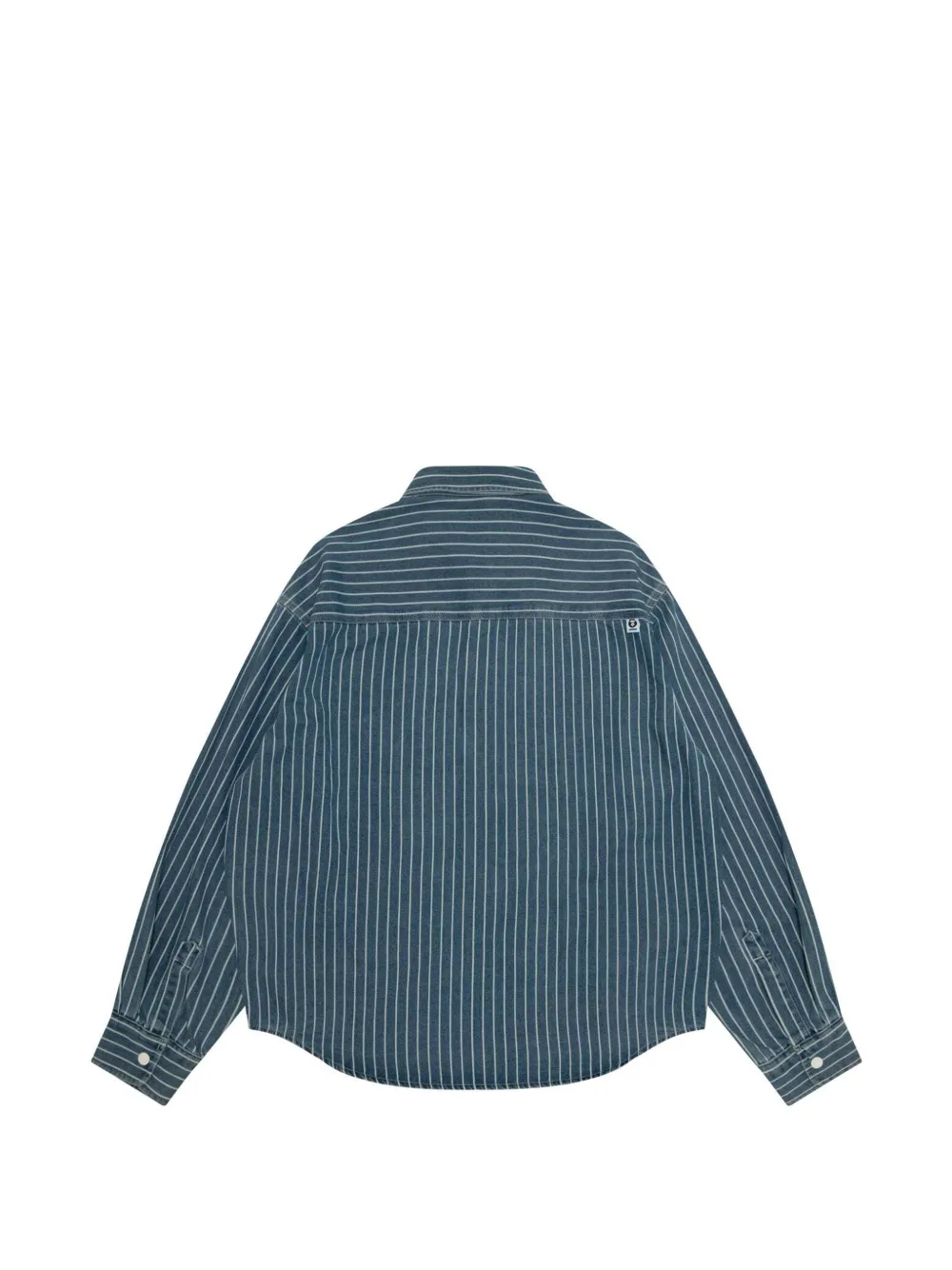 AAPE BY *A BATHING APE AAPENOW Moonface gestreept overhemd Blauw