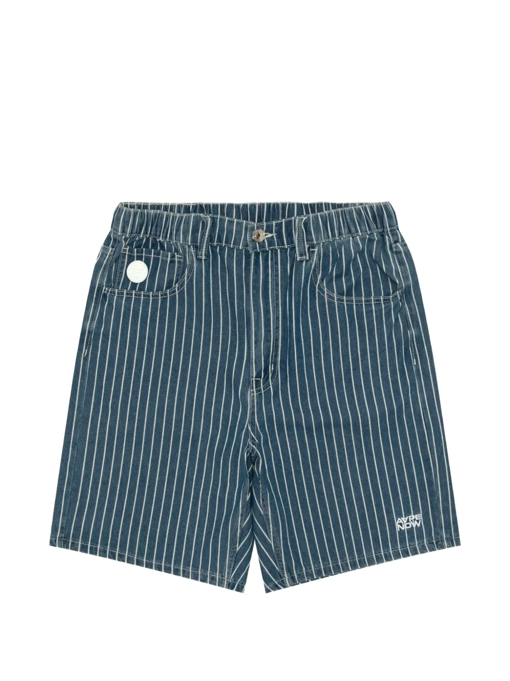 AAPE BY *A BATHING APE® AAPENOW striped denim shorts · M