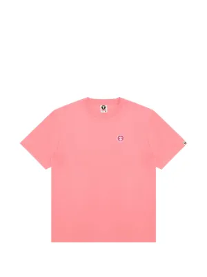 AAPE BY *A BATHING APE® Bravo monkey-embellished T-shirt | Pink
