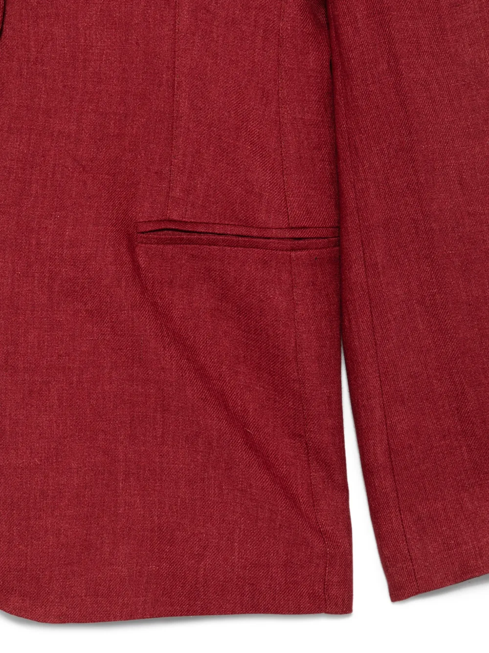 Max Mara Bello blazer met enkele rij knopen en gekerfde revers Rood