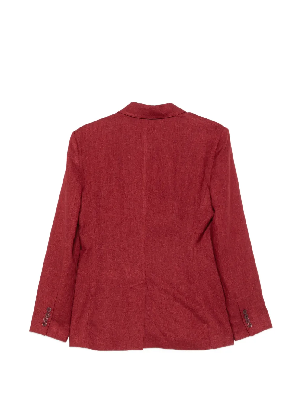 Max Mara Bello blazer met enkele rij knopen en gekerfde revers Rood