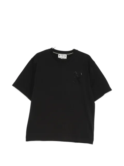 John Richmond embellished logo-print T-shirt