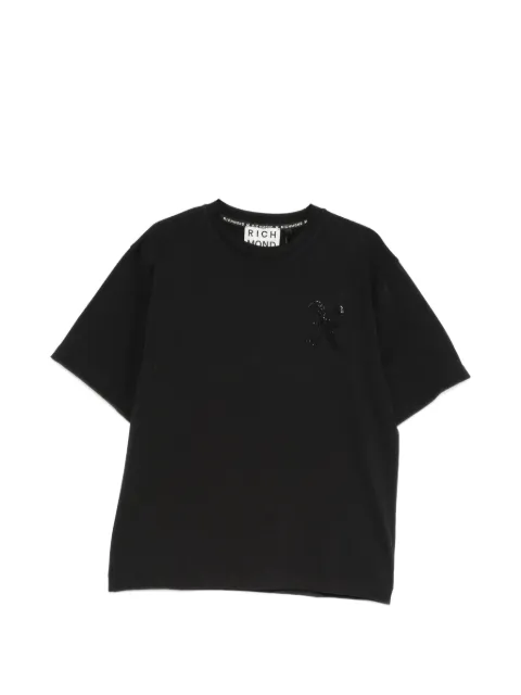 John Richmond embellished logo-print T-shirt