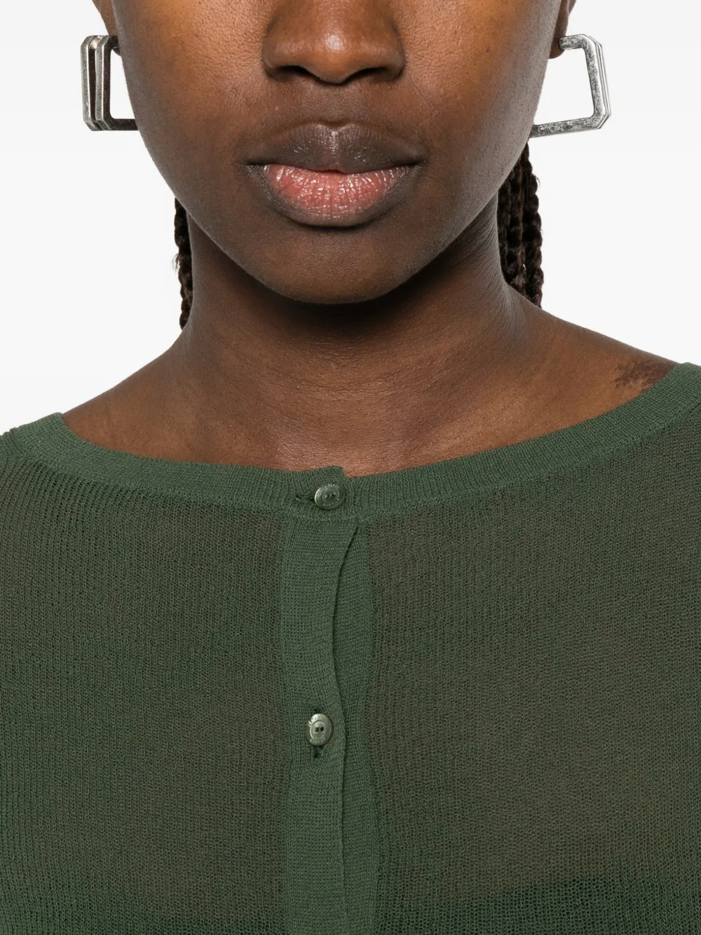 Max Mara Negozi button-up vest Groen