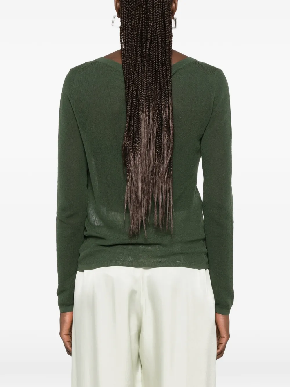 Max Mara Negozi button-up vest Groen