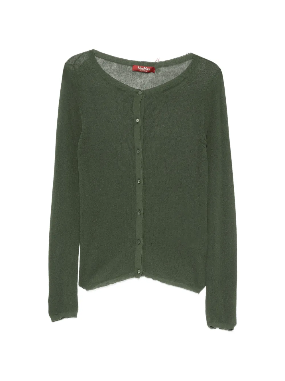 Max Mara Negozi button-up cardigan - Verde