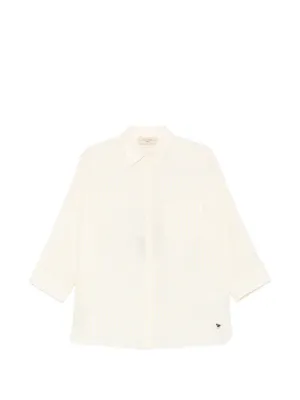 Weekend Max Mara Fresco タイフロント シャツ | ホワイト | FARFETCH JP
