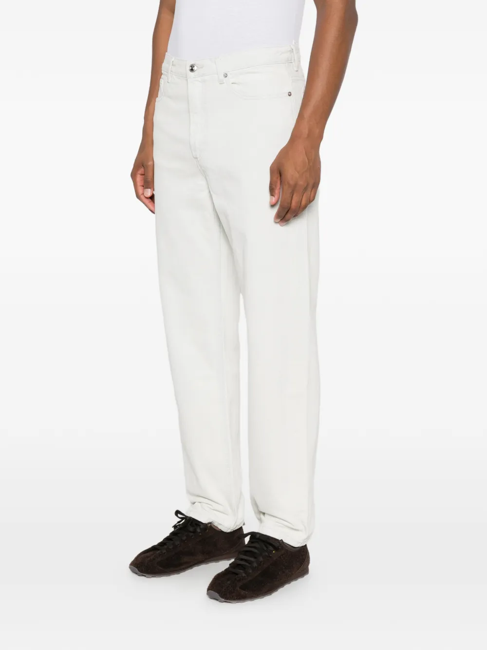  A.p.c. Vaqueros Rectos Con Diseño De Cinco Bolsillos - Blanco 