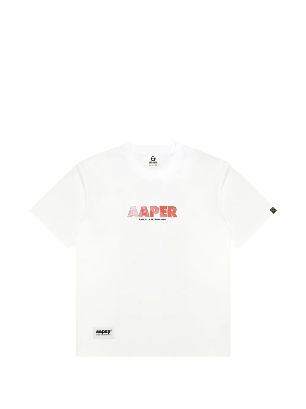 AAPE BY *A BATHING APE Aaper T-shirt met grafische print Wit