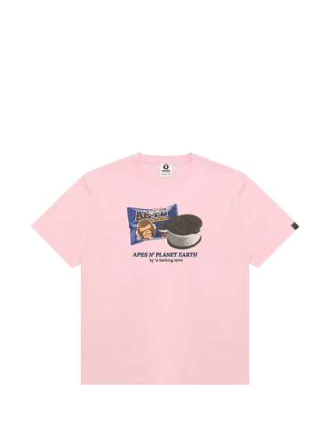 AAPE BY *A BATHING APE® playera Aaper con estampado gráfico