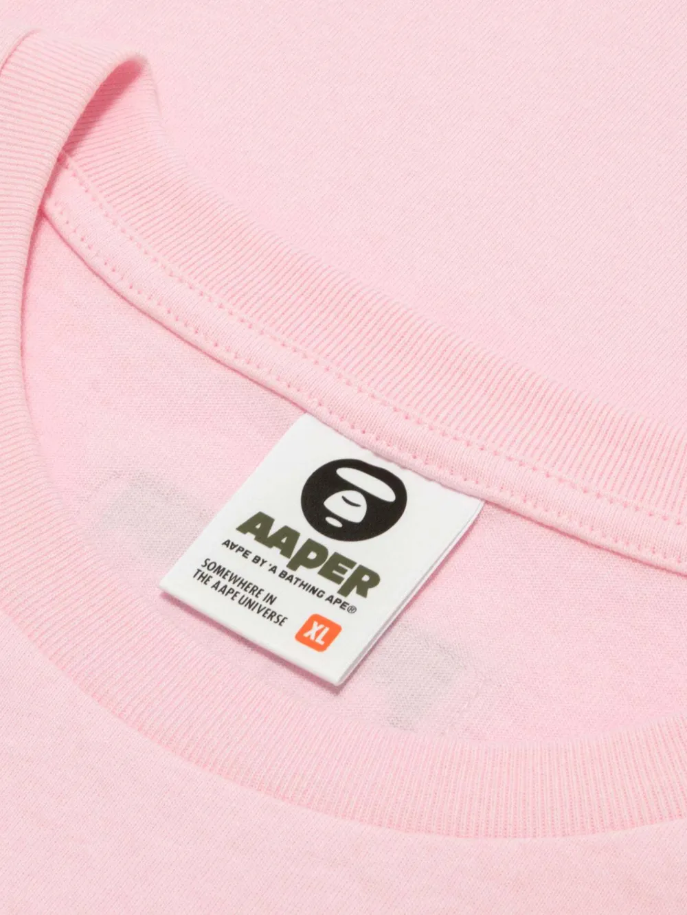AAPE BY *A BATHING APE Aaper T-shirt met grafische print Roze