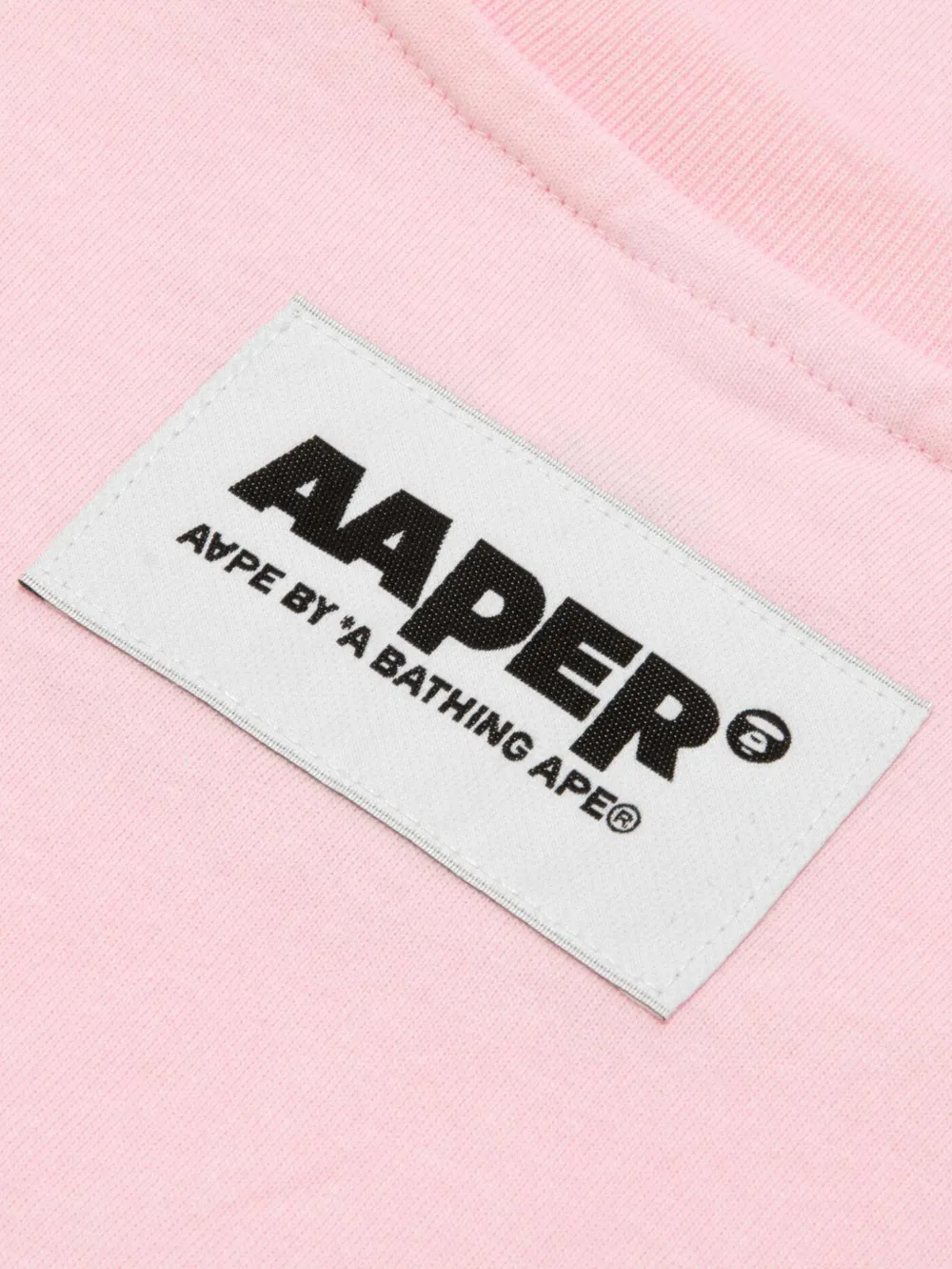AAPE BY *A BATHING APE Aaper T-shirt met grafische print Roze