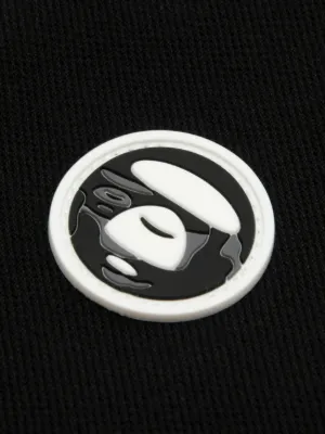Moonface logo-patch polo shirt 6