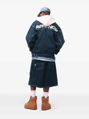 Moonface logo-patch polo shirt 3