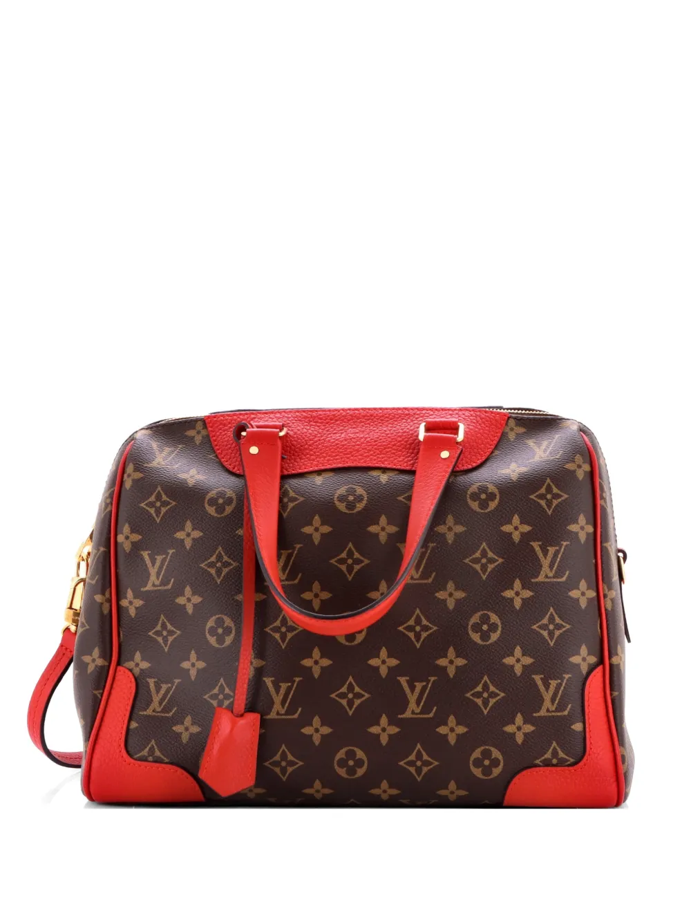 Louis Vuitton Pre-Owned Retiro NM Handbag Monogram Canvas and Leather satchel - Red