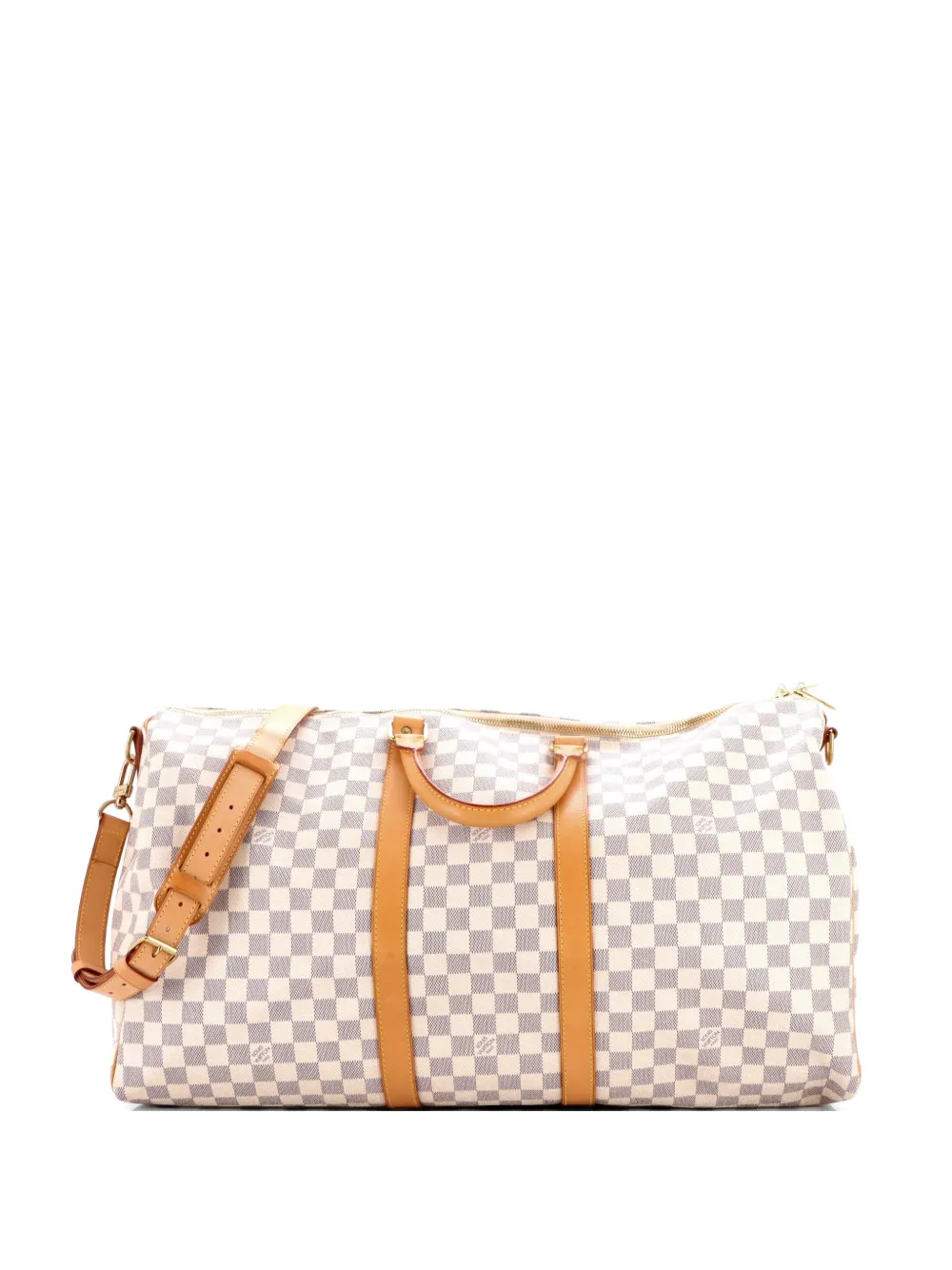Louis Vuitton Pre-Owned Keepall Bandouliere Bag Damier 55 travel bag - Bianco